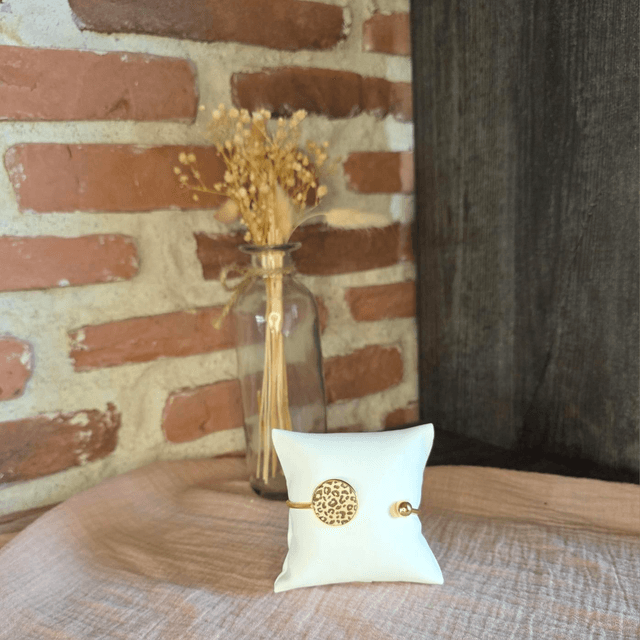 Bracelet Jonc Leopardia 20mm – Élégance et Sauvagerie Réunies