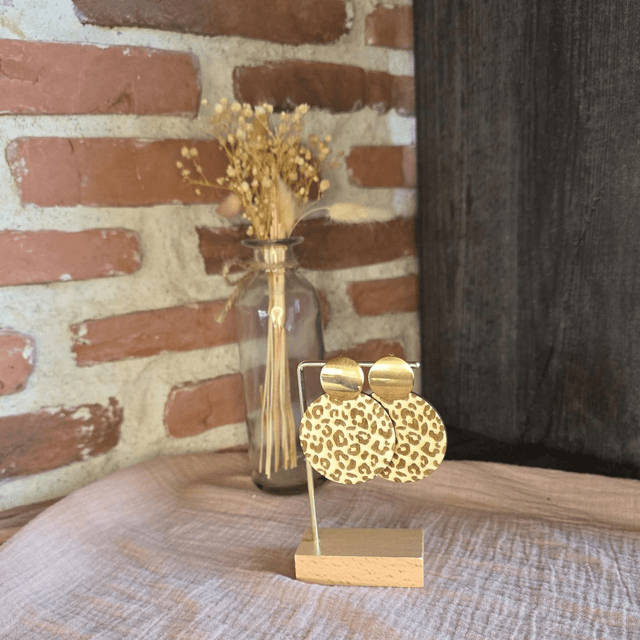 Boucles d’oreilles Leopardia – Élégance Sauvage et Intemporelle