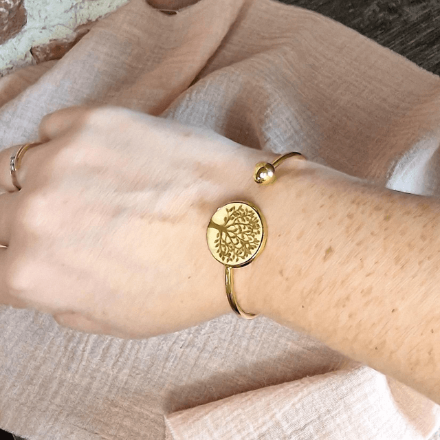Bracelet en jonc Arbre de vie