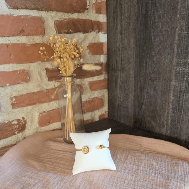 Bracelet Jonc Leopardia 12mm – Élégance et Sauvagerie Réunies

